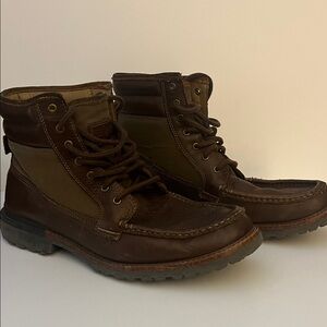 Levi's Brown and Tan Leather Boots